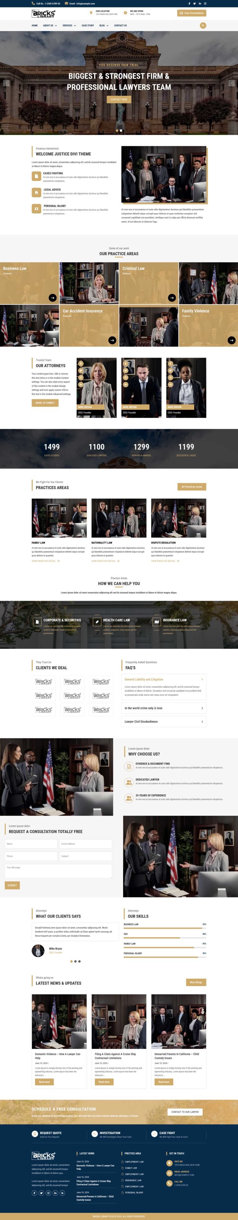 Bricks Attorney Template Pack